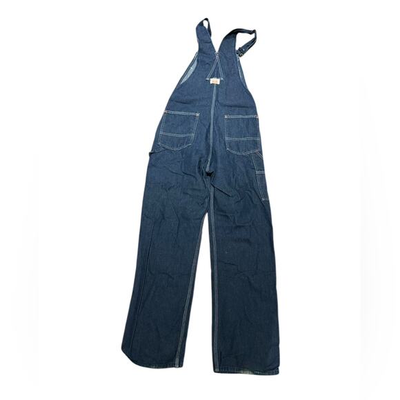 Roundhouse Overalls Blue Denim Adult 32 x 32 100% Cotton Made in USA - Picture 6 of 6